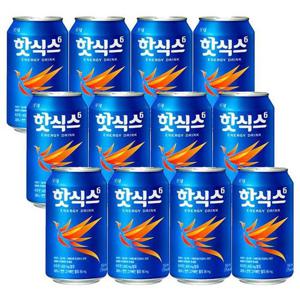 롯데칠성 에너지드링크 핫식스 355ml 12캔