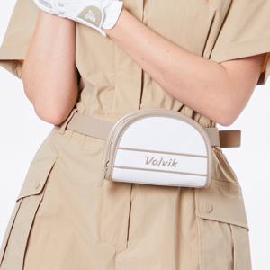 [볼빅어패럴] 여성 볼륨 로고 포인트 벨트백 VLABO202_OW