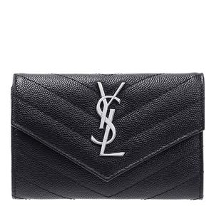 [로로모다] 생로랑 모노그램 마틀라셰 반지갑/414404-BOW02-1000