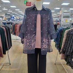 세리아 DP03 네이비카라칠부소매앙상블셋트 246452