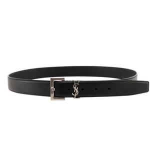 생로랑 레귤러 벨트 634437BOO0E 1000 BLACK