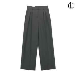 엘케이트 여성 핀턱 슬랙스 기장선택 스판 통 정장바지 LABP001