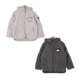 [지프 키즈]MARIO밍크 퍼 안감 다운 후드 점퍼 KN4JPU304 2색상