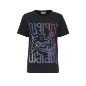 이자벨마랑 반팔 티셔츠 TS0050FA A1N87E 01BK BLACK DOM