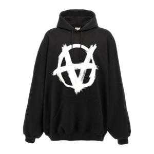 베트멍 후드 티셔츠 UE64HD700BW BLACK WHITE DOM