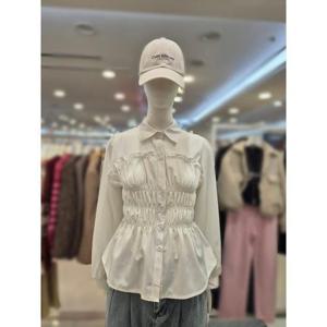 부루앤쥬디 세이브존03 부루앤쥬디 프릴 스모크 블라우스 AGBBRDBL906BA