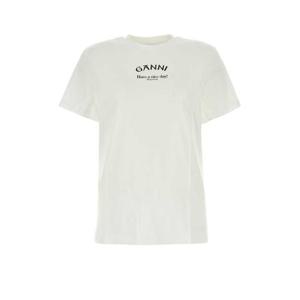 가니 반팔 티셔츠 T3561151 BRIGHT WHITE DOM