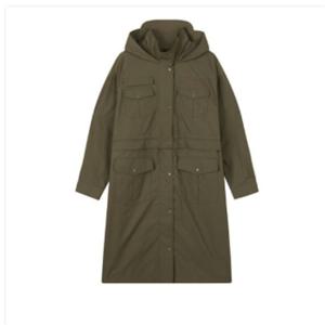 [버커루] 여성 디터쳐블 롱기장 야상 JP(B241JP510P)