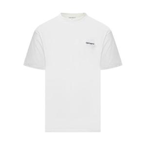 칼하트 WIP 반팔 티셔츠 I03043500AXX WHITE BLACK DOM