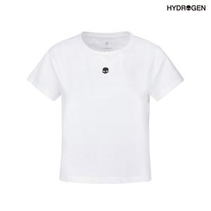 [하이드로겐] 여성 소로나 크롭 반팔라운드 H21D2TR412_WH