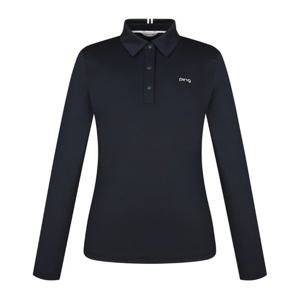 [핑골프]여성 사이드 테잎 카라 긴팔 티셔츠 121E1TO051