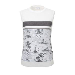 [링스골프][25SS] 여성 테마패턴 라운드 베스트  L21E2SV256_WH_