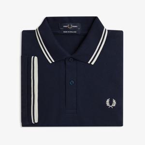 [공식][M12] 트윈 팁 프레드페리 셔츠 - 다크 카본/에크루 AFPM2510012-Y88