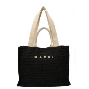 Marni 로고 자수 탑 핸들 백 SHMP0078U0P3860 Z1Q44 TP934939308