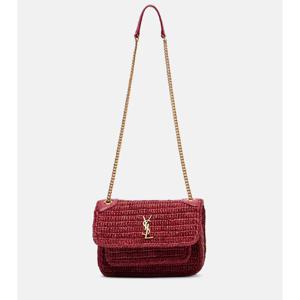 생로랑 Niki 미니 라피아 숄더 백 P01070079