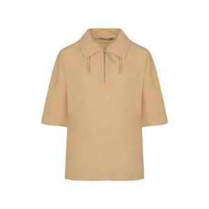 [크로커다일 레이디]지퍼포인트 카라 블라우스 CLEMBL124