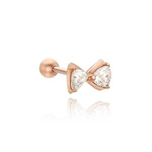 [미니골드] 14k 리본피어싱 ECOM4233