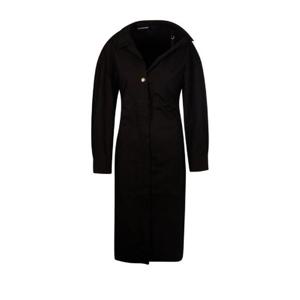 자크뮈스 La Robe 슈미즈 비대칭 미니 셔츠 드레스 241DR1241519 990 TP935268550