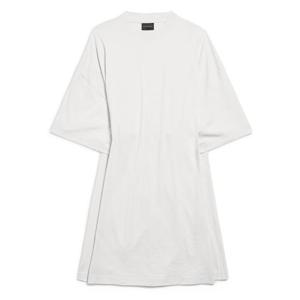 발렌시아가 숏 원피스 837569 TSVE7 9012 DIRTY WHITE