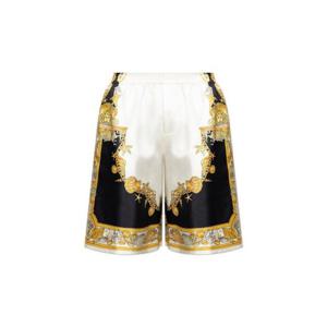 베르사체 코랄 시어터 프린트 엘라스틱 웨이스트 반바지 10024761A14567 5W800 TP945306040