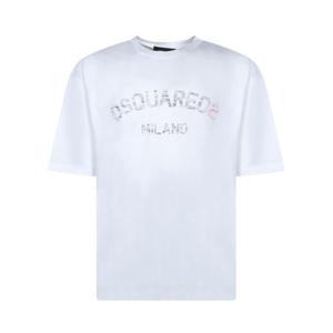 디스퀘어드2 반팔 티셔츠 S74GD1399 D20020 100 White