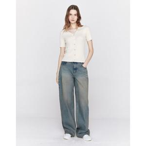 [지오다노] 여자 MW 루즈핏 와이드 데님 05415935