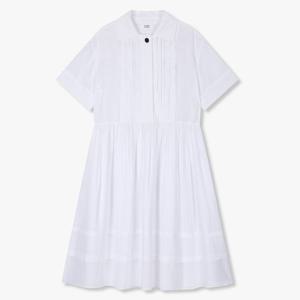 [톰보이]핀턱 셔츠형 셔링 원피스  9105341120