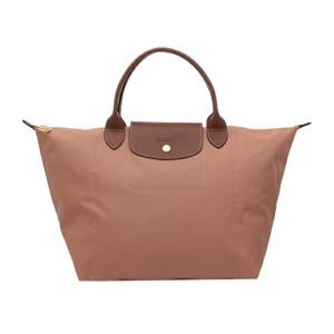 25FW 롱샴 여성 르 플리아쥬 오리지널 M 핸드백 핑크 티 L1623 089 P96