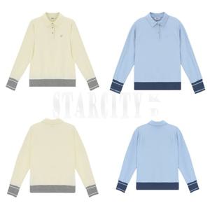 볼빅 여성 폴로 조직물 블루종 티셔츠 VLTSP901_KD