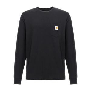 칼하트 WIP 긴팔 티셔츠 I03043789XX BLACK DOM