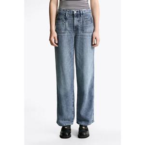 [타미힐피거종합관] 여성 라나 릴랙스 핏 데님 팬츠 (T22F6NPC041WT1 1A5)