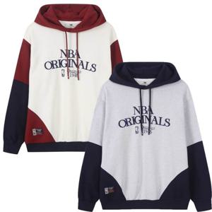 [NBA] ORIGINALS46 컬러 블록 후드 티셔츠/N254TH052P