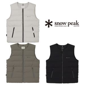 [스노우피크] 프로 라운드넥 경량 다운 베스트 S23WMTDV30
