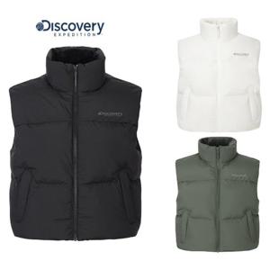 디스커버리 25년 F/W 겨울 여성 올리브 크롭 다운 패딩베스트 DWDV91056