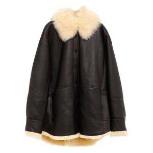 아크네 스튜디오 가죽 자켓 A70205 BXJ Marrone scuro