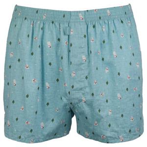 [비비안]TP4404 순면 60수 곰돌이 프린트 남성 트렁크 2종택1