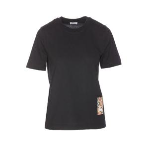 26SS Burberry 블랙 코튼 t 셔츠 8104883A1189 TP567503936