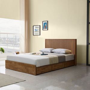 보루네오 템바 원목수납침대 Q (독립스프링) DB4050