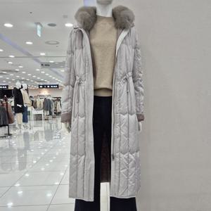 [크레송]퍼 트래밍  가벼운 후드 롱 패딩 NWCFDP55A_US