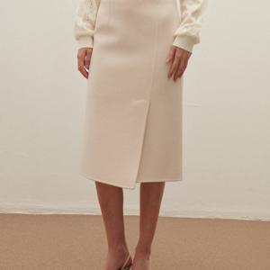 [샤틴]앞트임 핸드메이드 모 스커트S254B333A03