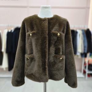 [샤틴]포켓포인트 페이크 퍼 쟈켓S254C002A32