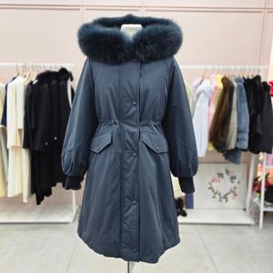 [샤틴]폭스퍼 후드넥 토키털안감 구스다운S254C021A20