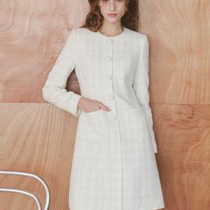 [샤틴]라운드넥 트위드 원피스S254B609A03