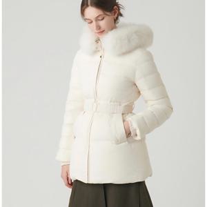 [샤틴]폭스퍼탈,착 후드넥 구스다운 패딩S244S852A03