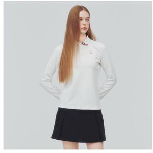 [링스골프][25FW] 여성 카라 포인트 니트에리 티셔츠  L21E3TO25