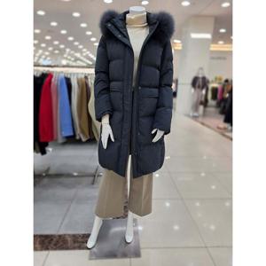 [더아이잗]구스 다운 후드 롱 점퍼 IRCM2PD771GYD0