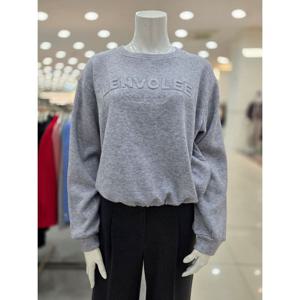 [더아이잗]엠보싱 레터링 맨투맨 티셔츠 IRAM0TS861GY10