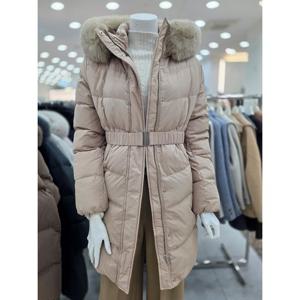 [더아이잗]미디움 기장  폭스퍼 거위털 점퍼 IRCM2PD761510