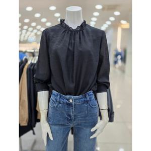 [더아이잗]프릴 하이넥 블라우스 IR9BL0811390