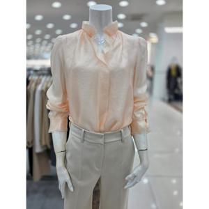 [더아이잗]프릴넥 셔링 블라우스 IRAA0BL041PH10